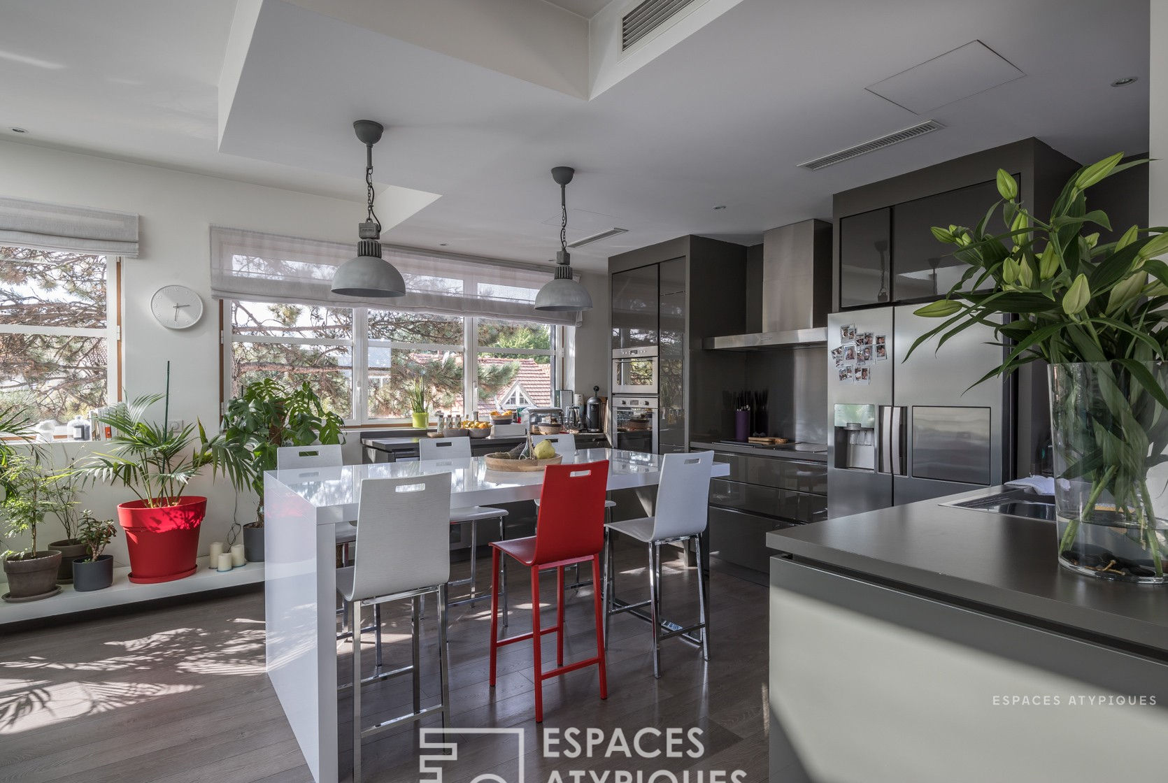 Loft with terraces in former factory