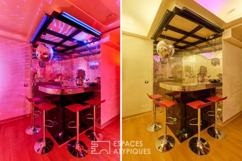 Haussmannien sur vaste cour avec salle disco – Rue de la Pompe