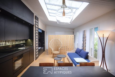 Loft artistique sous verrière