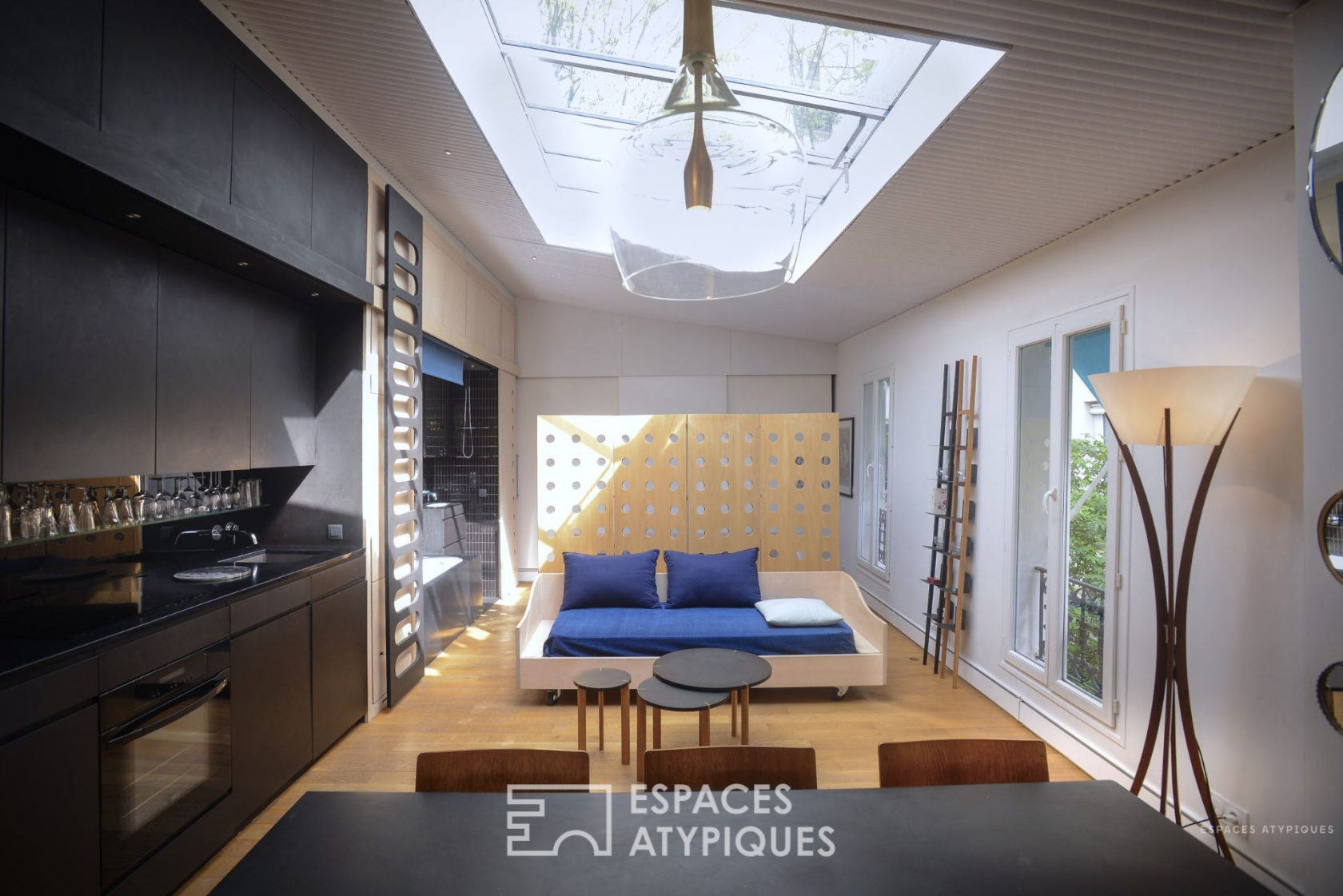 Loft artistique sous verrière