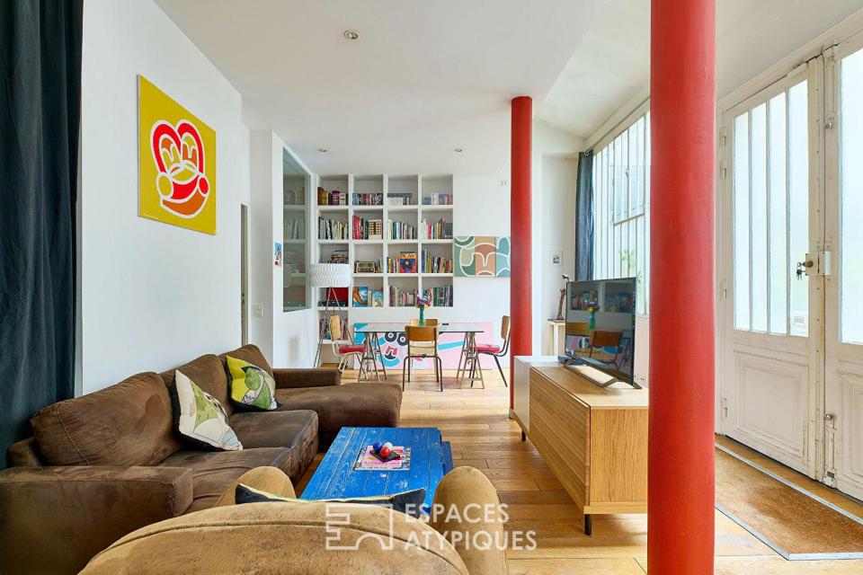 Ancien atelier transformé en loft sur cour ? Maché Cadet