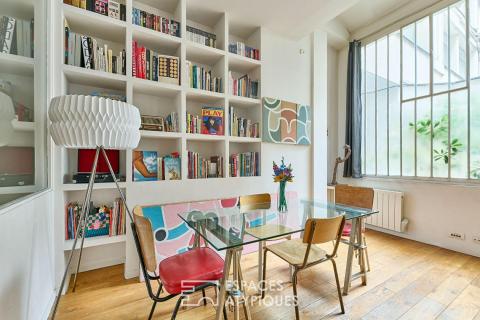 Ancien atelier transformé en loft sur cour – Marché Cadet