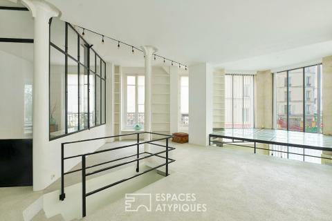 Lumineux loft en proue sur la Butte Montmartre