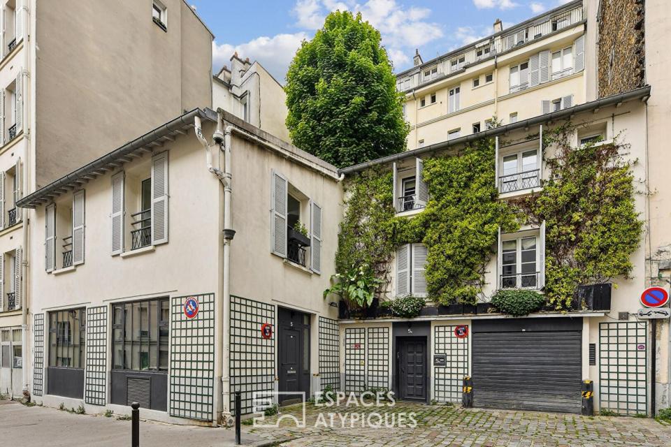 Maison de ville mixte esprit loft au coeur des Abbesses