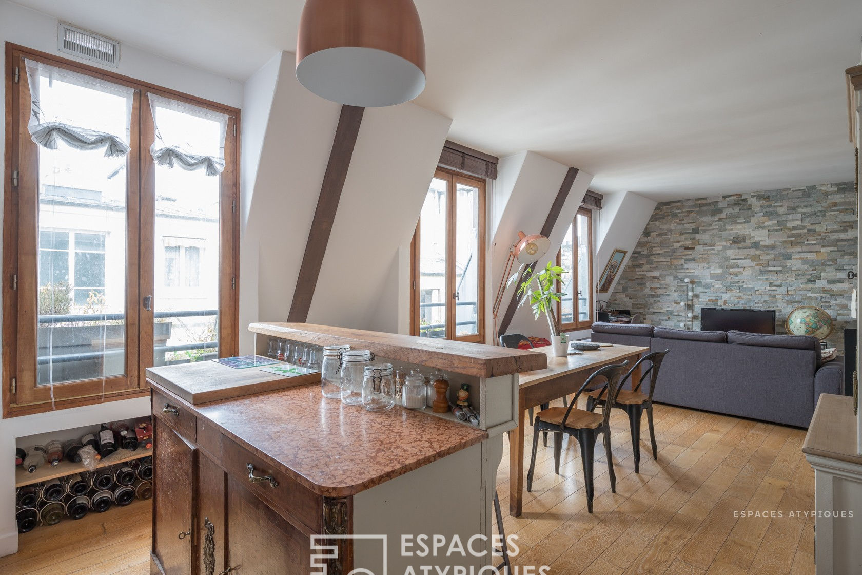 Top floor flat