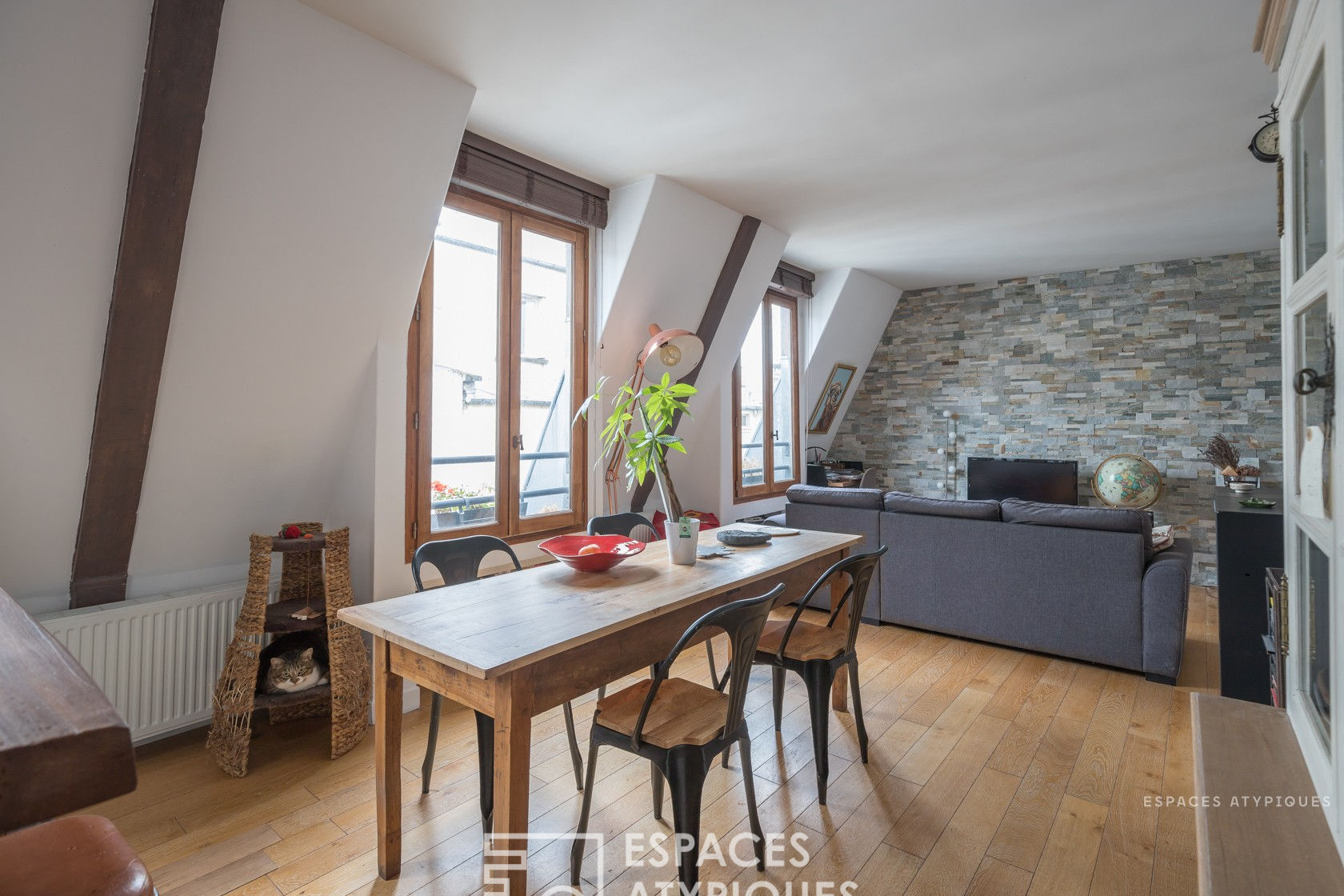 Top floor flat