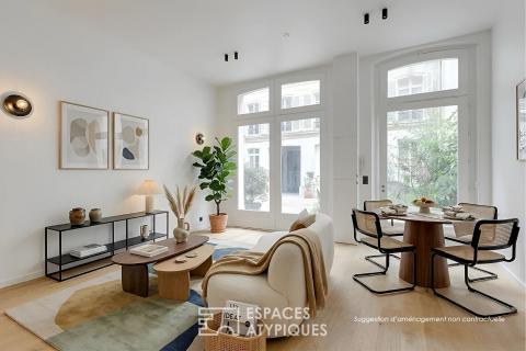 Appartement sur cour entièrement rénové entre Madeleine et Saint-Augustin