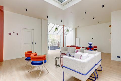 Loft rénové avec verrières en rez-de-cour – Villiers / Europe