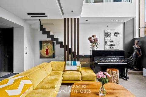 Ancien atelier d&rsquo;artiste aménagé en loft familial d&rsquo;exception – Wagram-Pereire