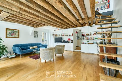 Duplex de charme en dernier étage – Sentier