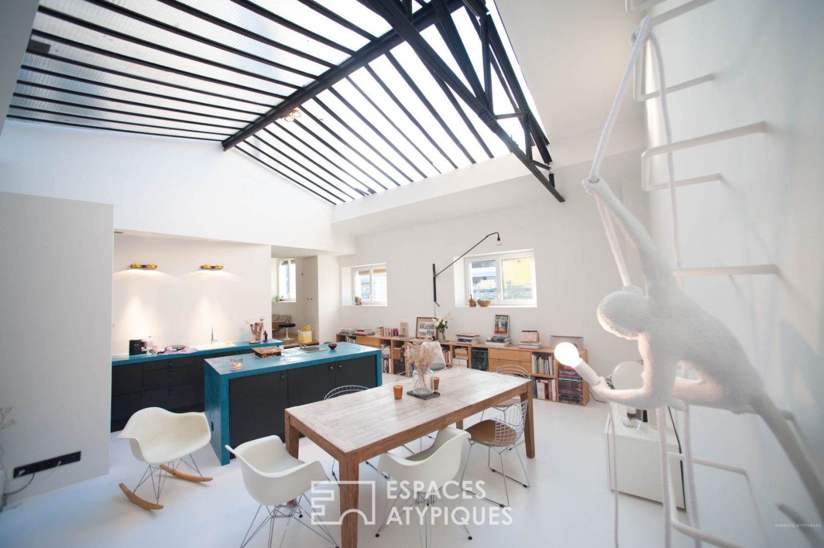 Loft d’architecte sous verrière