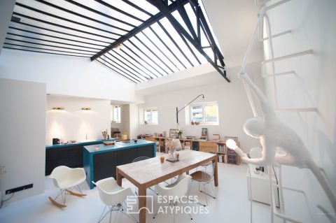 Loft d’architecte sous verrière