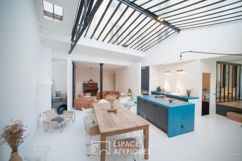 Loft d’architecte sous verrière