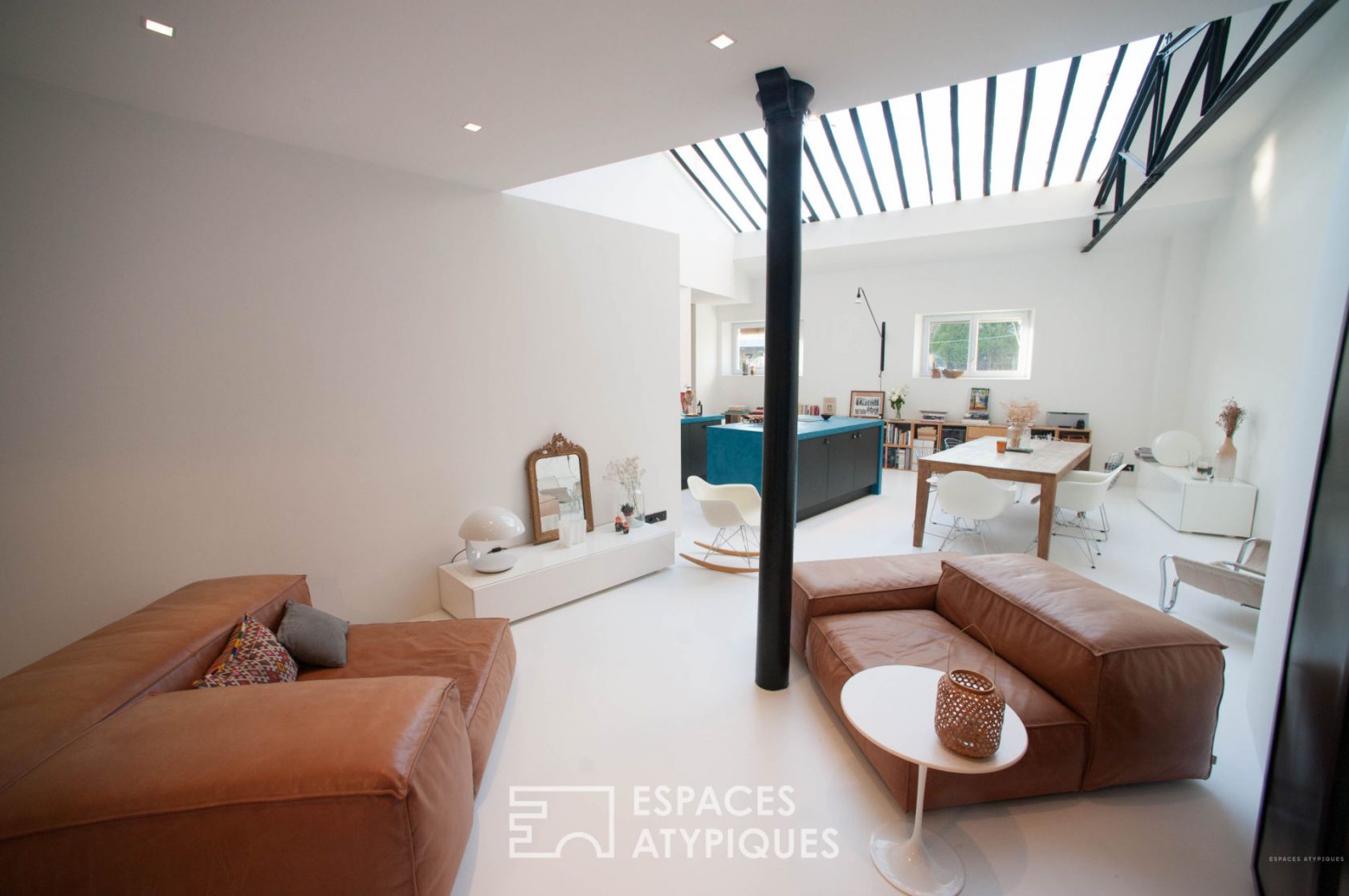 Loft d’architecte sous verrière