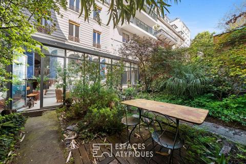 Maison singulière avec jardin au coeur d&rsquo;une villa privée