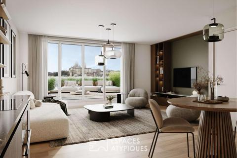 Exceptionnel contemporain avec Terrasses et vue Sacré Coeur