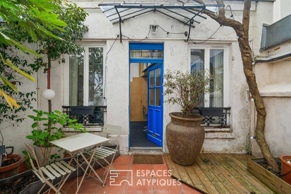 Petite maison avec cour au calme absolu ? Marcadet-Poissonnier