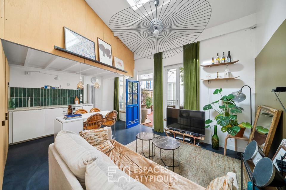 Petite maison avec cour au calme absolu ? Marcadet-Poissonnier
