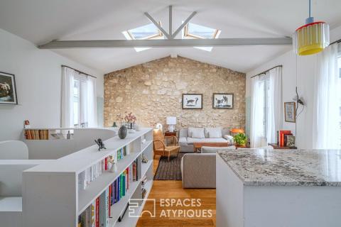 Dernier étage traversant en duplex – Grandes-Carrières – Batignolles