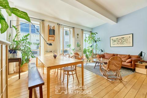 Lumineux appartement rénové par architecte – Quartier Sentier