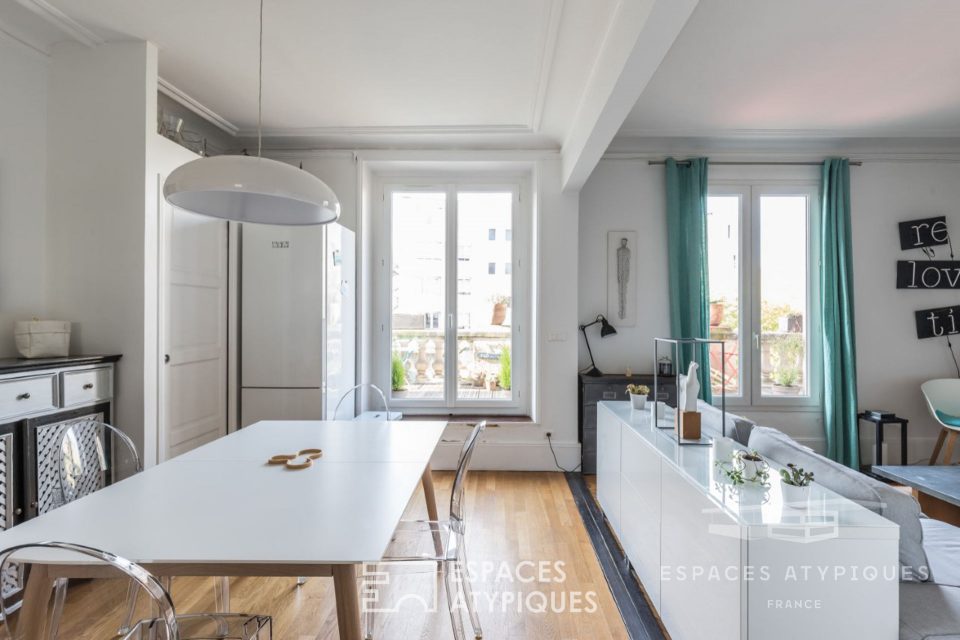 92000 NANTERRE - Duplex avec balcon-terrasse dans hôtel particulier - Réf. 1640EP