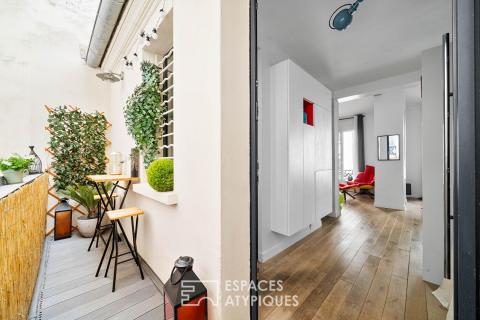 Esprit maison rénovée avec balcon à Marcadet-Poissonniers
