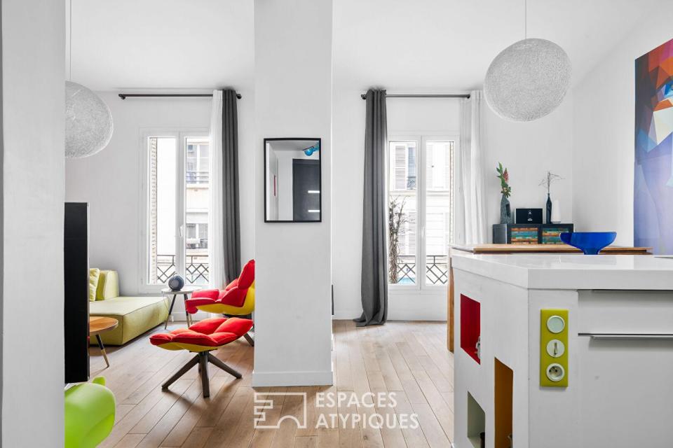Esprit maison rénovée avec balcon à Marcadet-Poissonniers