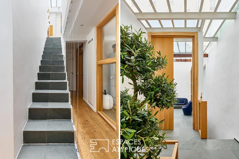Loft d'architecte avec verrière - Quartier Saint-Georges