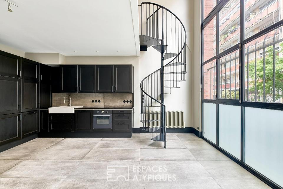 Loft en triplex quartier Trudaine
