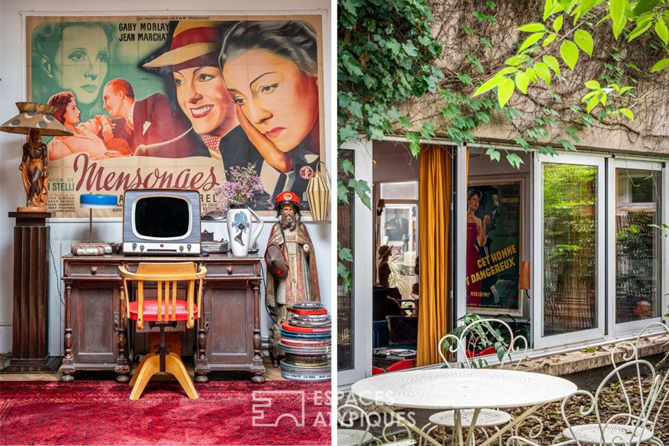Loft rétro avec grand jardin proche Marché de l'Olive