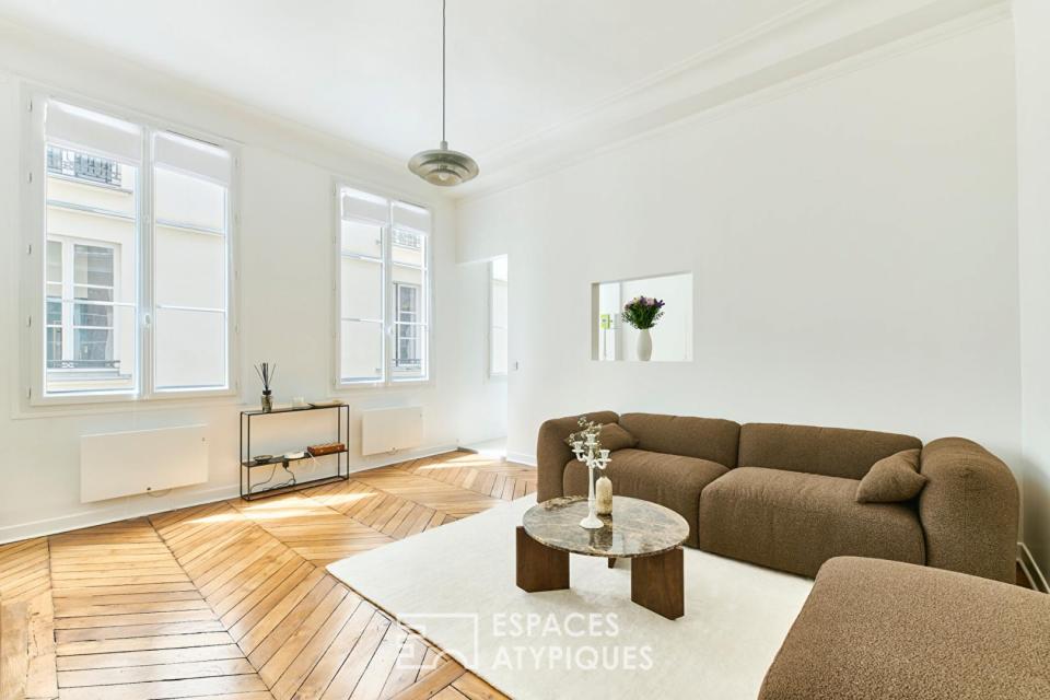 Appartement repensé par architecte proche de la mairie du 9e