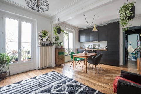 Vintage apartment renovated by architect