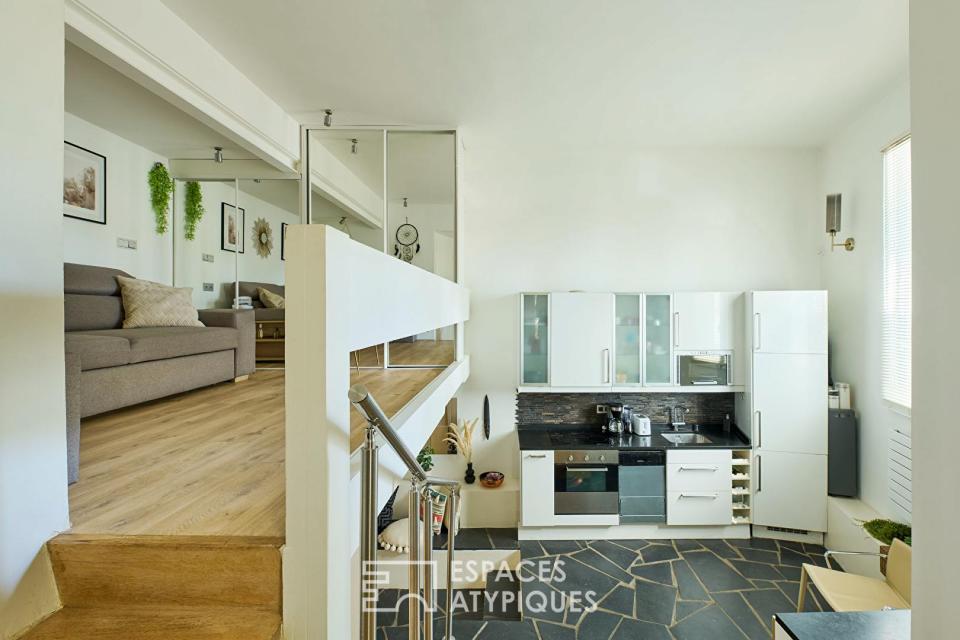 Esprit loft aux airs de troglodyte - Auteuil