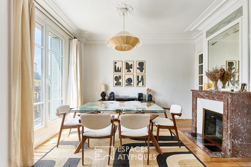 Haussmannien en Élévation avec Balcon-Terrasse - Grandes-Carrières