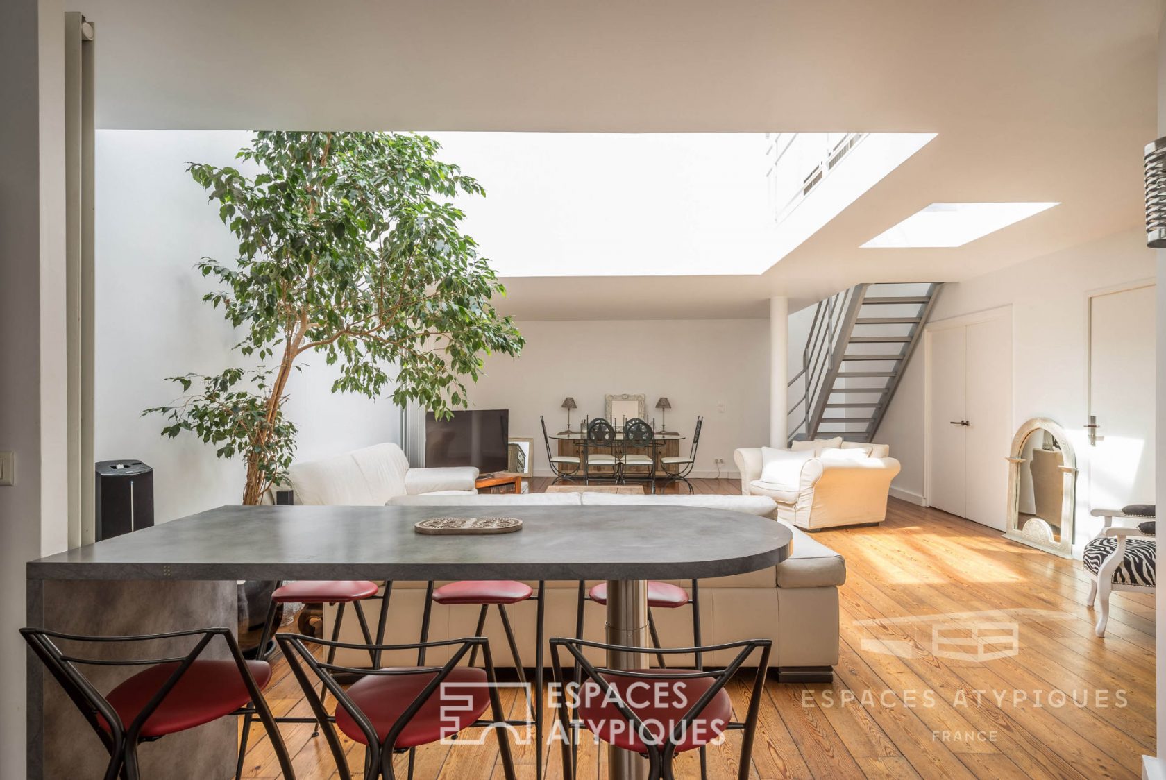 Former factory transformed into a duplex