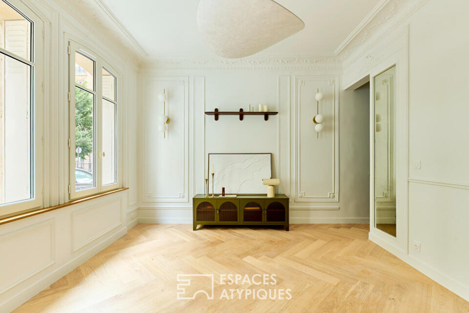 Appartement rénové par architecte d'intérieur à Passy