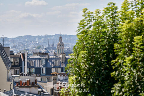 Appartement d&rsquo;angle avec vue au coeur des Abbesses