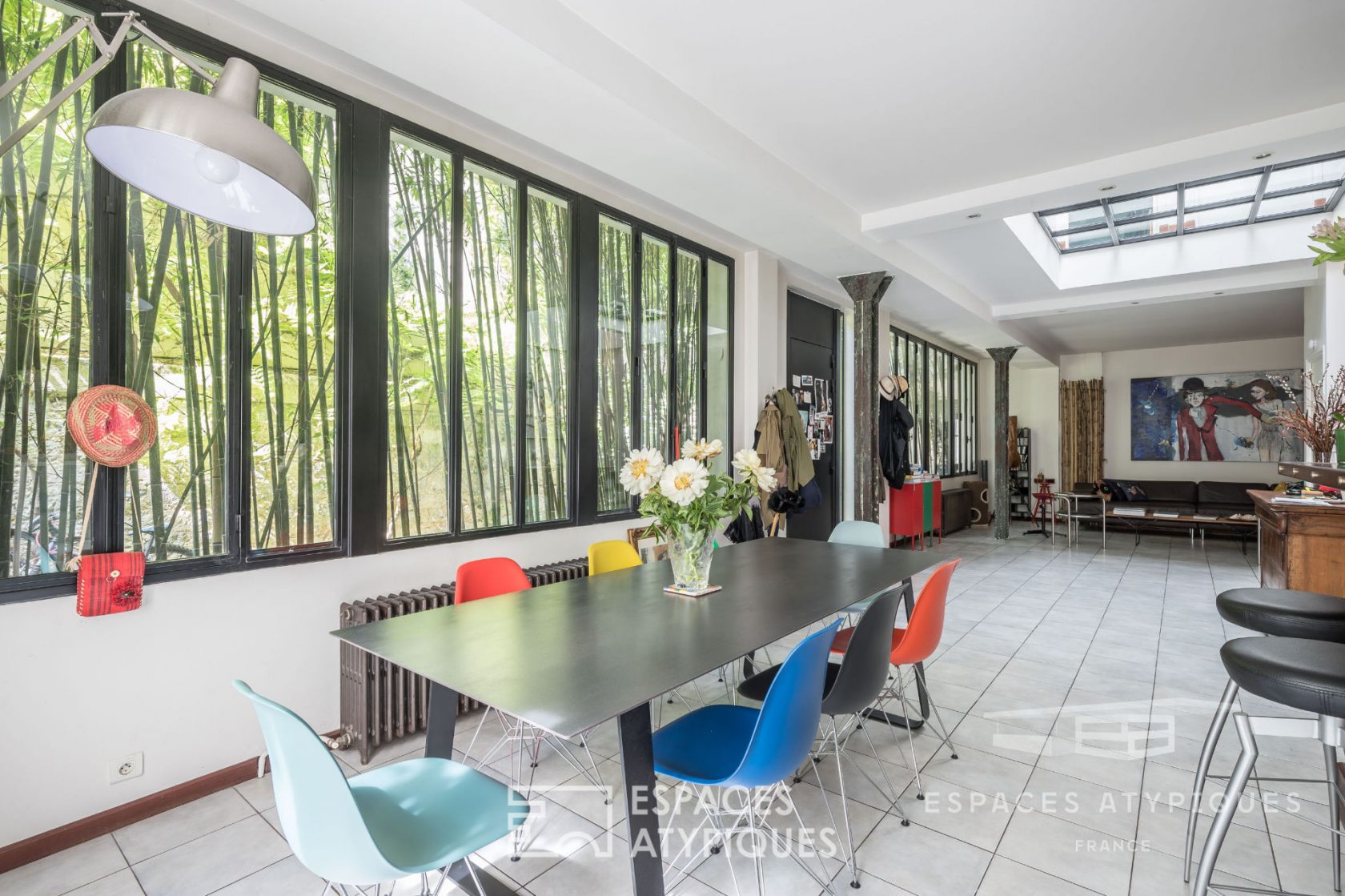 Maison-loft avec terrasse dans ancienne imprimerie
