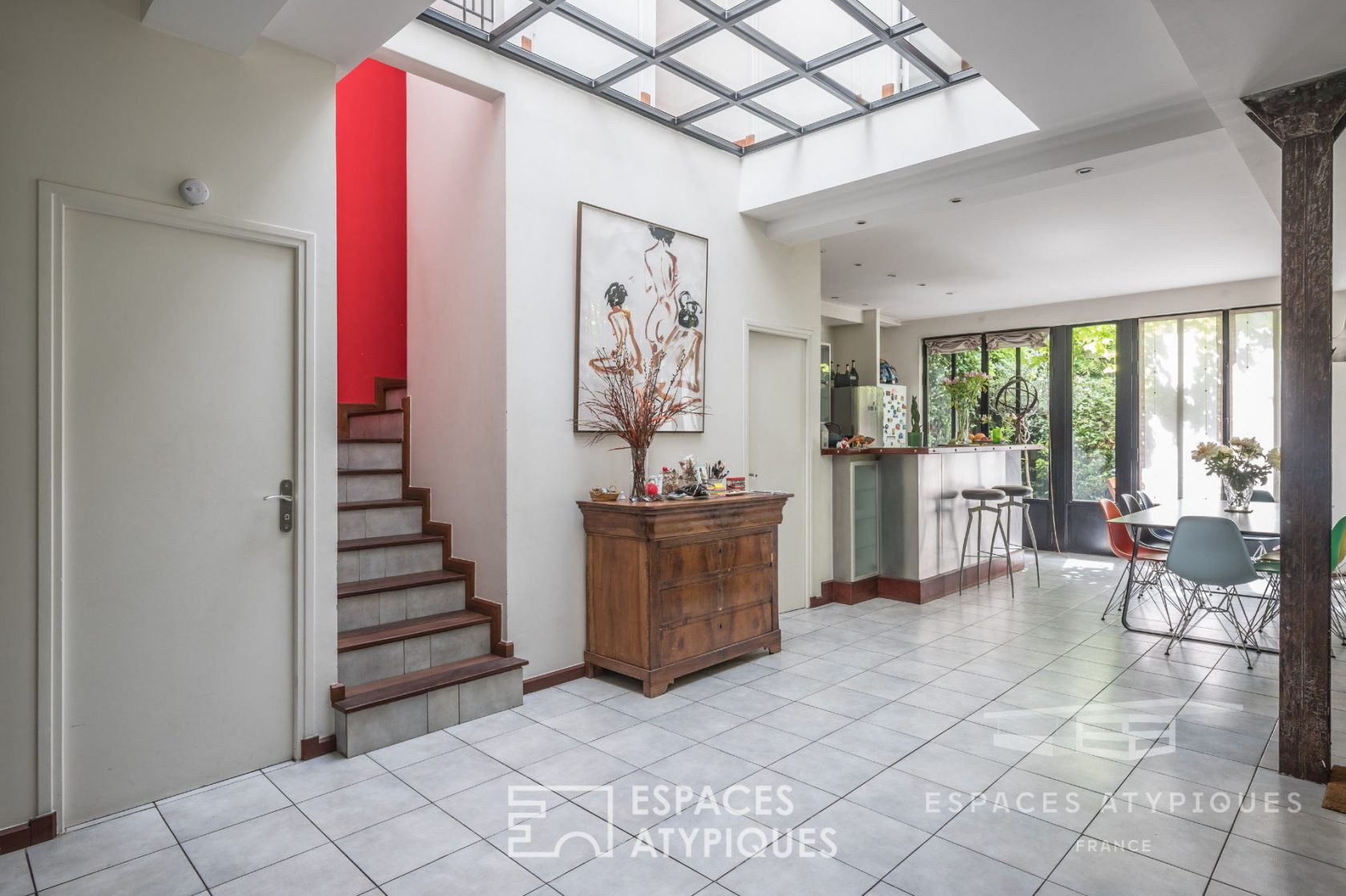 Maison-loft avec terrasse dans ancienne imprimerie