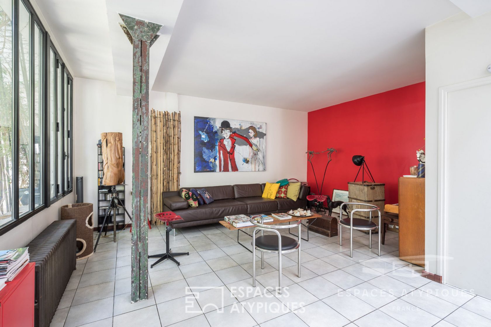 Maison-loft avec terrasse dans ancienne imprimerie