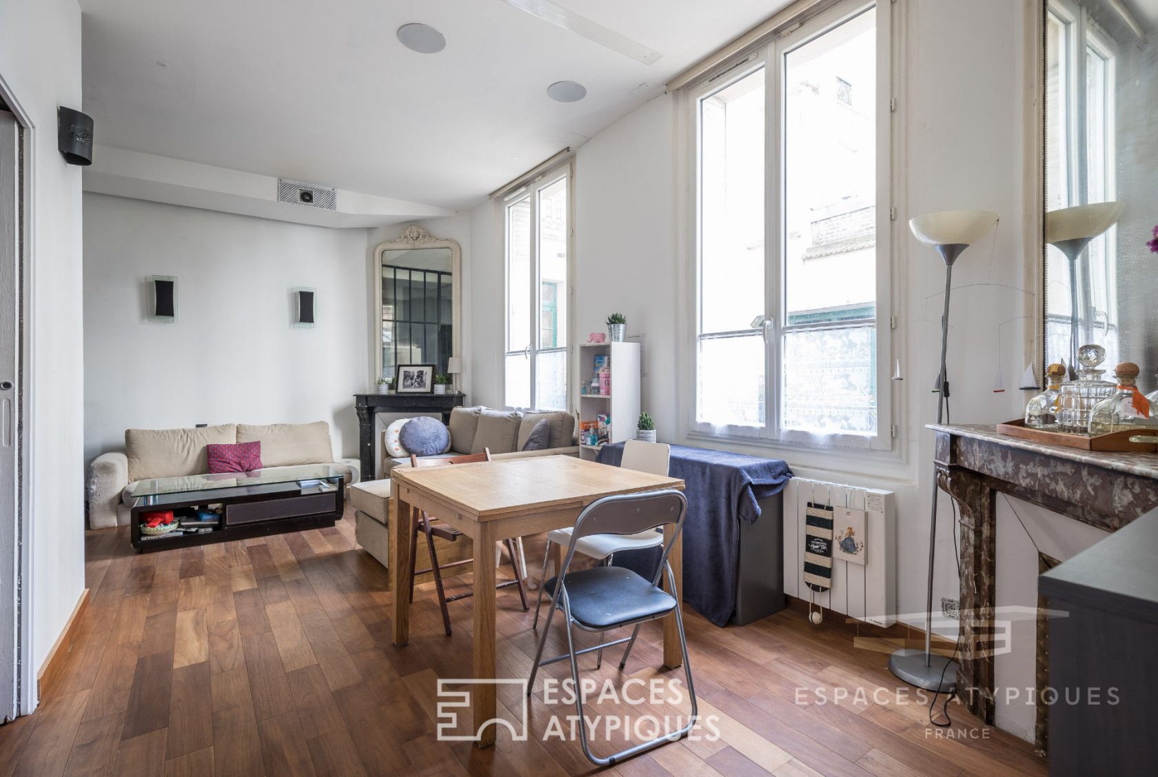 Appartement « connecté » dans ancienne boutique sur cour