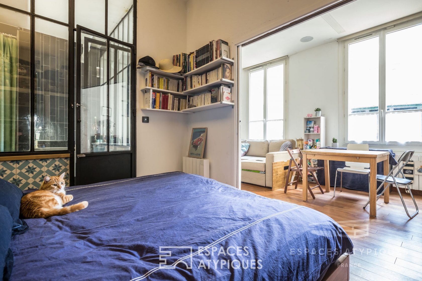 Appartement « connecté » dans ancienne boutique sur cour