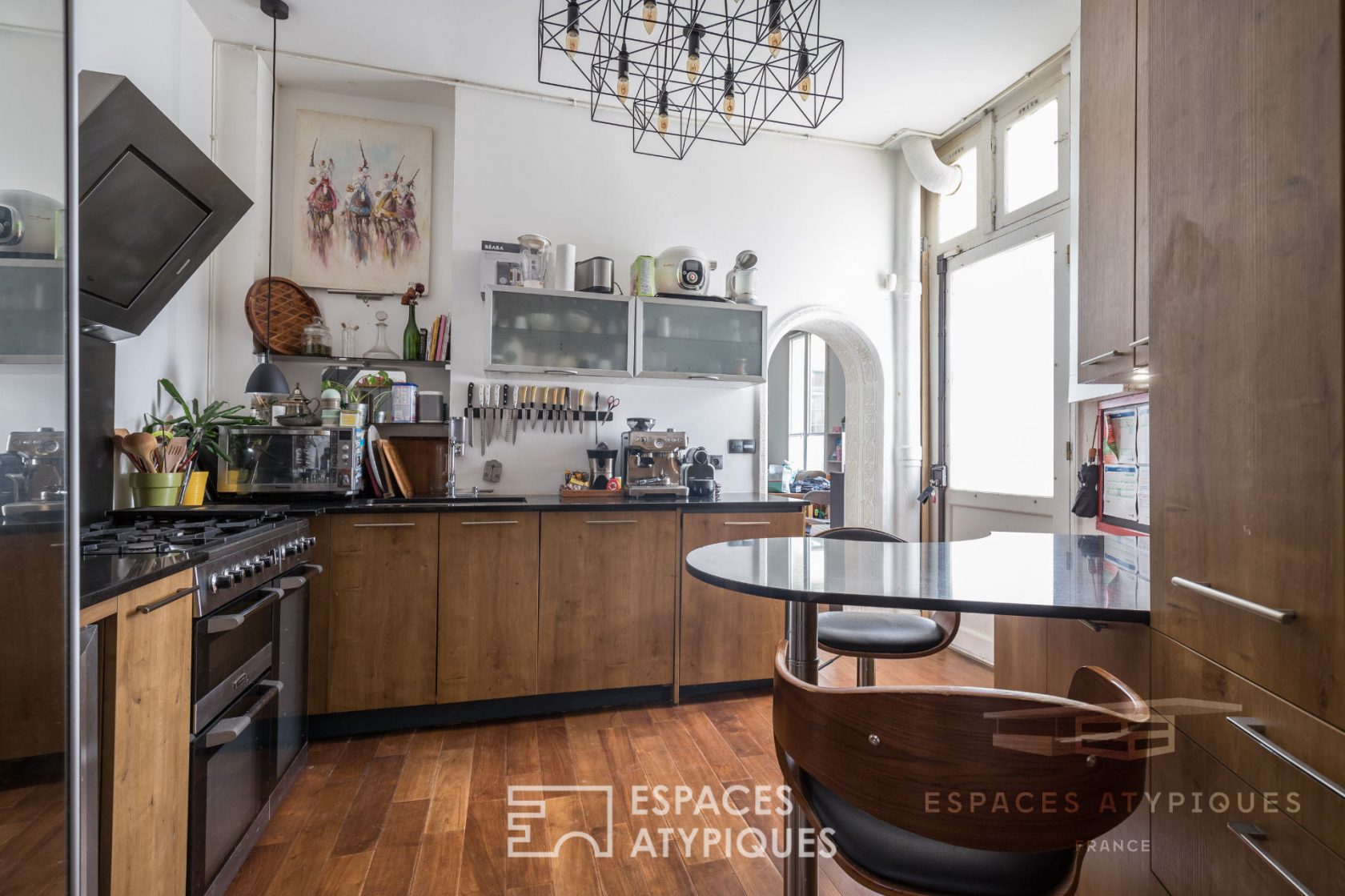 Appartement « connecté » dans ancienne boutique sur cour