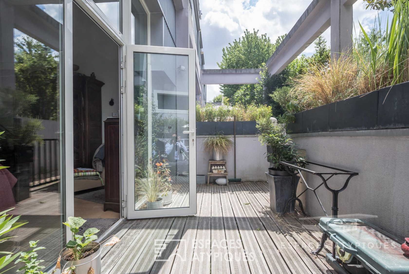 Triplex loft in a former printing house