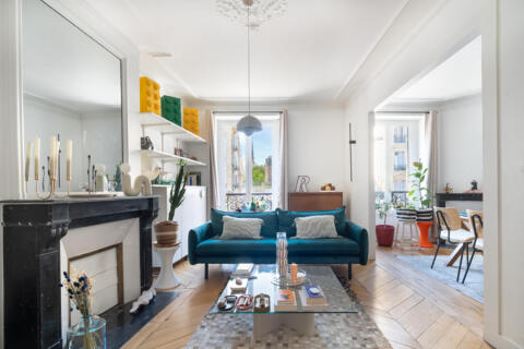 Appartement traversant Est-Ouest – Marx Dormoy / Halle Pajol