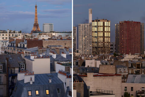 Esprit atelier en dernier étage avec terrasses et vue Tour Eiffel au coeur du Village d&rsquo;Auteuil