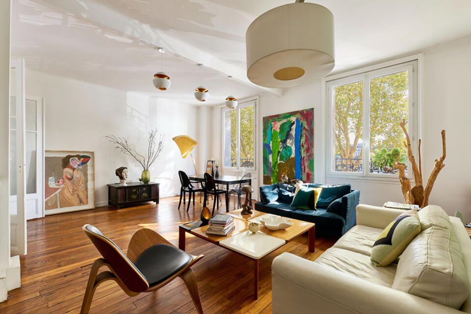 Appartement familial avec vue sur la Seine - Pont Mirabeau