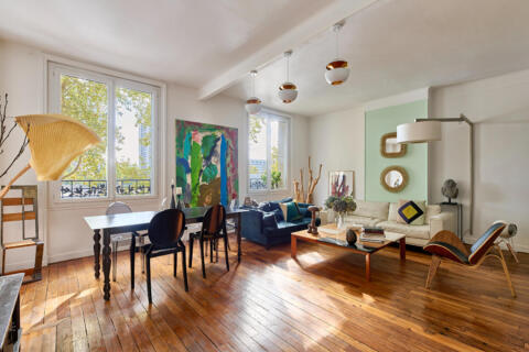 Appartement familial avec vue sur la Seine – Pont Mirabeau