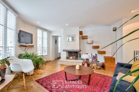 Attic duplex on the top floor