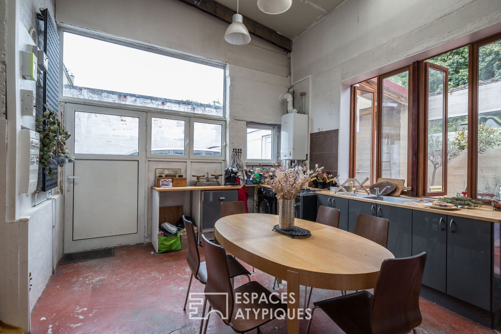 Loft spirit with courtyard
